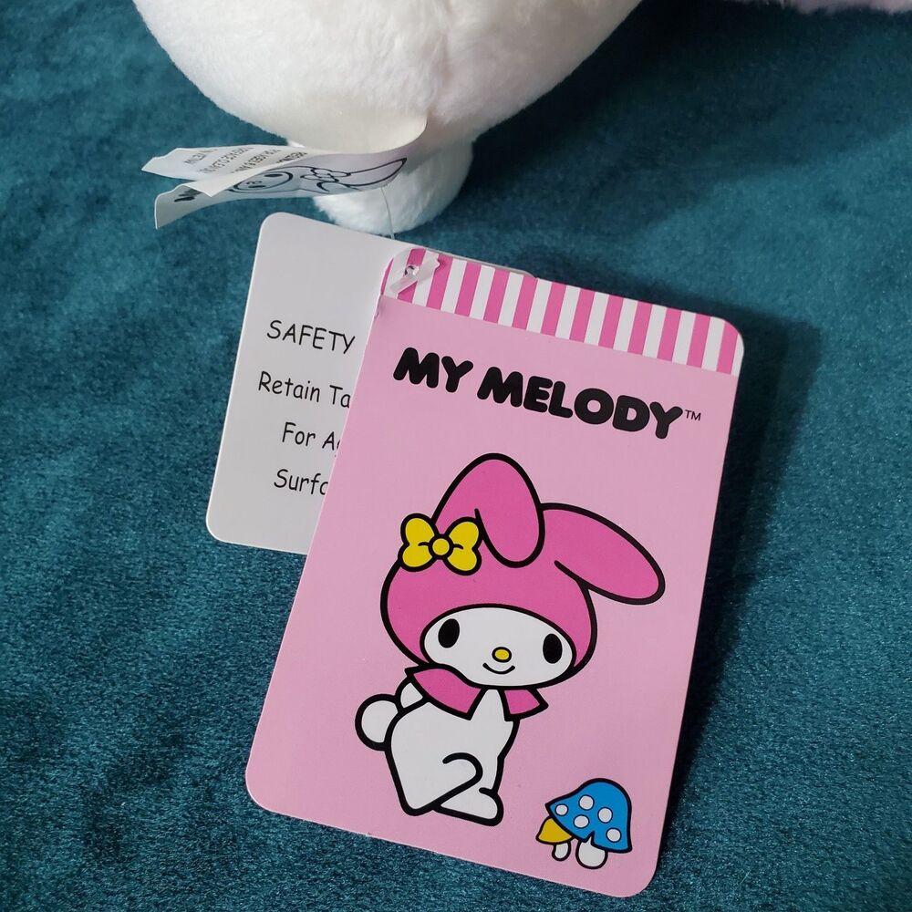 My Melody Sanrio Plush Doll Toy 12" Pink Hello Kitty And Friends 2023 Tags - Picture 8 of 12